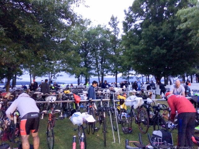 Timberman Pre-race transition